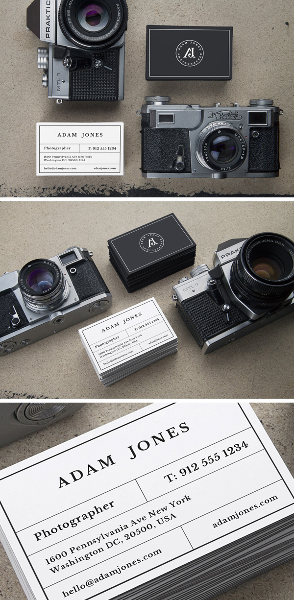 100个极品名牌设计模版展示模型PSD下载vintage-cameras-b-cards-mockup