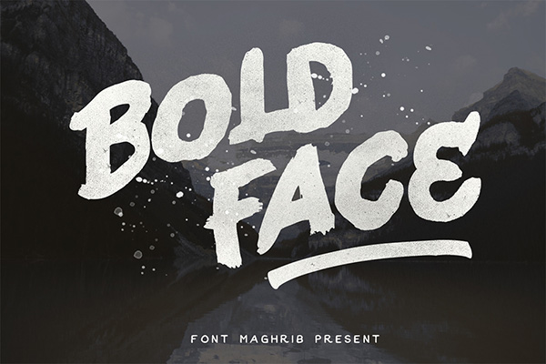 一些令人震撼的时尚设计字体打包下载（2015年12月）Bold-Face-Typeface-be