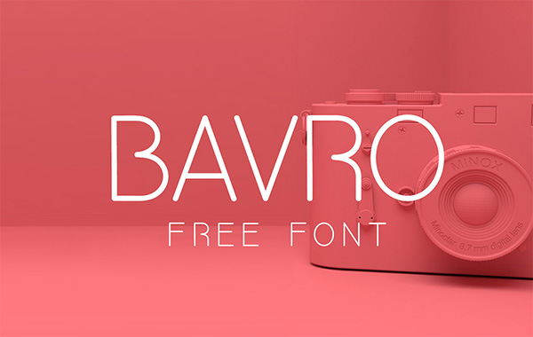 一些令人震撼的时尚设计字体打包下载（2015年12月）bavro-free-fresh-font-by-marcelo-reis