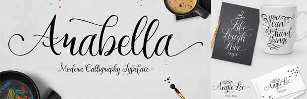 一款美丽的英文手写字体Arabella 下载