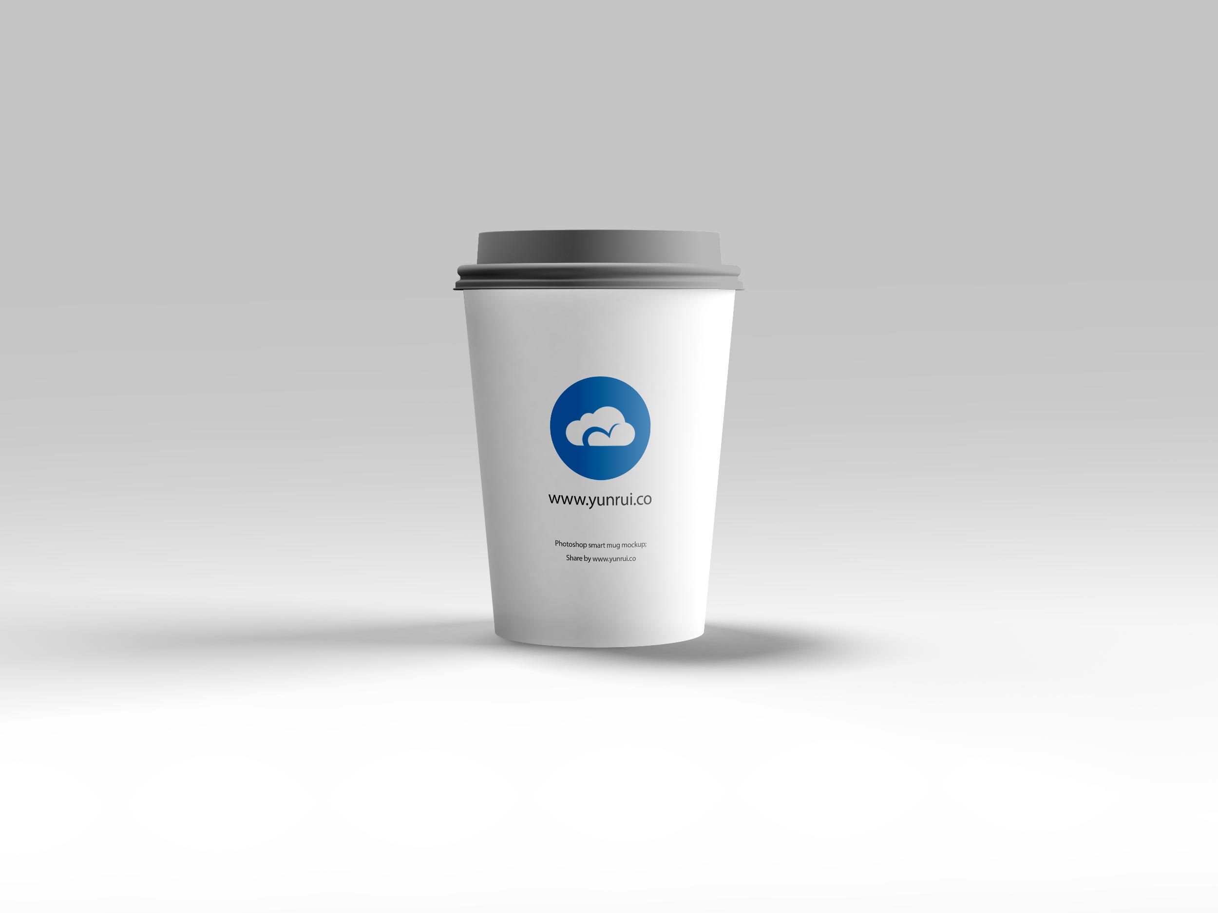 一个完美的纸杯设计展示模型（Mockup）PSD下载