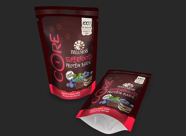 带密封条的食品包装袋设计展示模型(Mockup)PSD下载