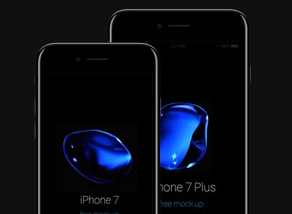 iPhone 7 & iPhone 7 Plus展示模型PSD（Mockups）合辑下载