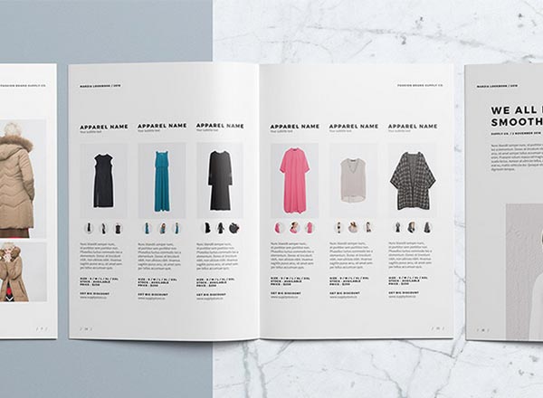 时尚的InDesign杂志画册设计模版下载