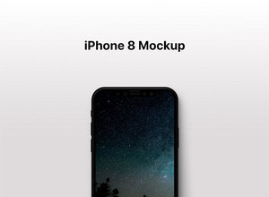 完美的全新iphone8（iPhoneX）模版下载（psd）