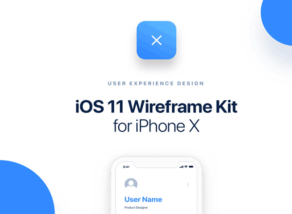 iPhone X的iOS 11屏幕的105个美丽线框的集合[For Sketch]
