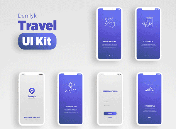 一套完美的旅行分享&工具类APP UI KITS下载[Sketch,For iPhone X]