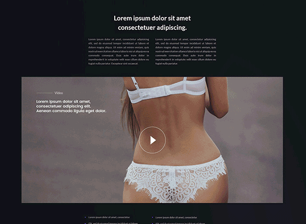 性感又严谨的产品网站设计模版UI KITS（psd）