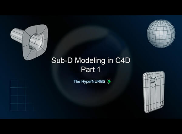 C4D 细分建模技术教程