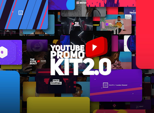 高品质4K时尚高端流行风格Youtube Promo Kit 2.0视频素材