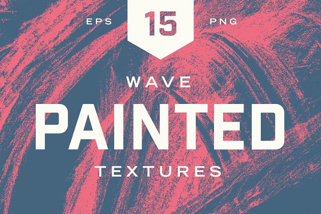 绘画背景纹理素材 Painted Wave Textures