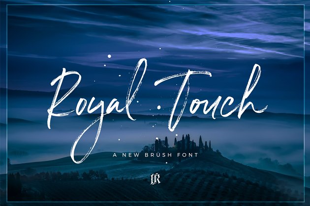 奢华手写字体下载 Royal Touch – Brush Font