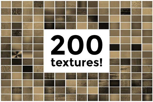 200个背景纹理素材 200 Textures / Backgrounds – Pack