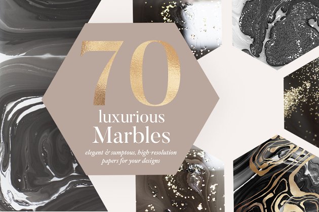 70个奢华味道的大理石背景纹理素材 70 Luxury Marble Textures