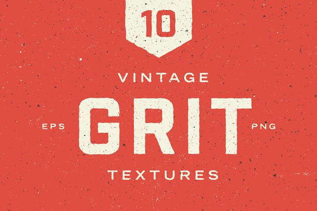 经典做旧磨损风化纹理 Vintage Grit Textures