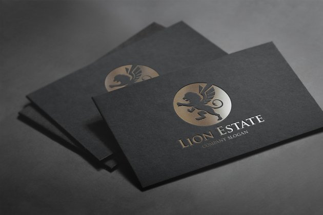 狮子LOGO模板 Lion Estate
