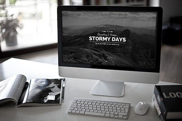 博客设计网站主题 Stormy Day – WordPress Blog Theme