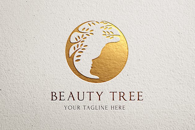 美妆logo模板 Beauty Tree