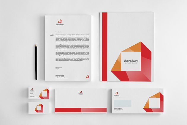 商业企业VI模板 Databox-Corporate Identity
