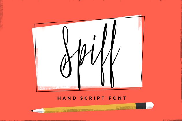 手写脚本字体下载 Spiff – Hand Script Font