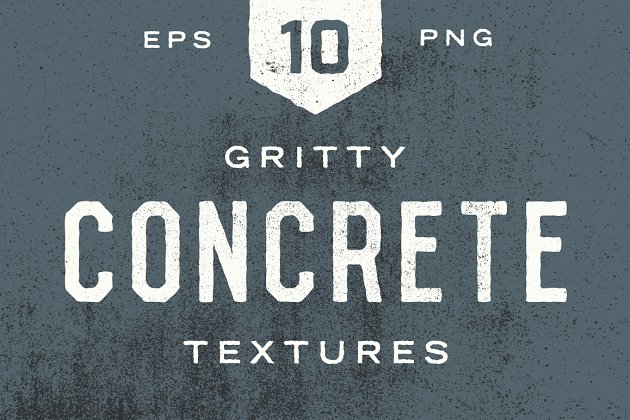 坚韧不拔的混凝土背景纹理素材 Gritty Concrete Textures