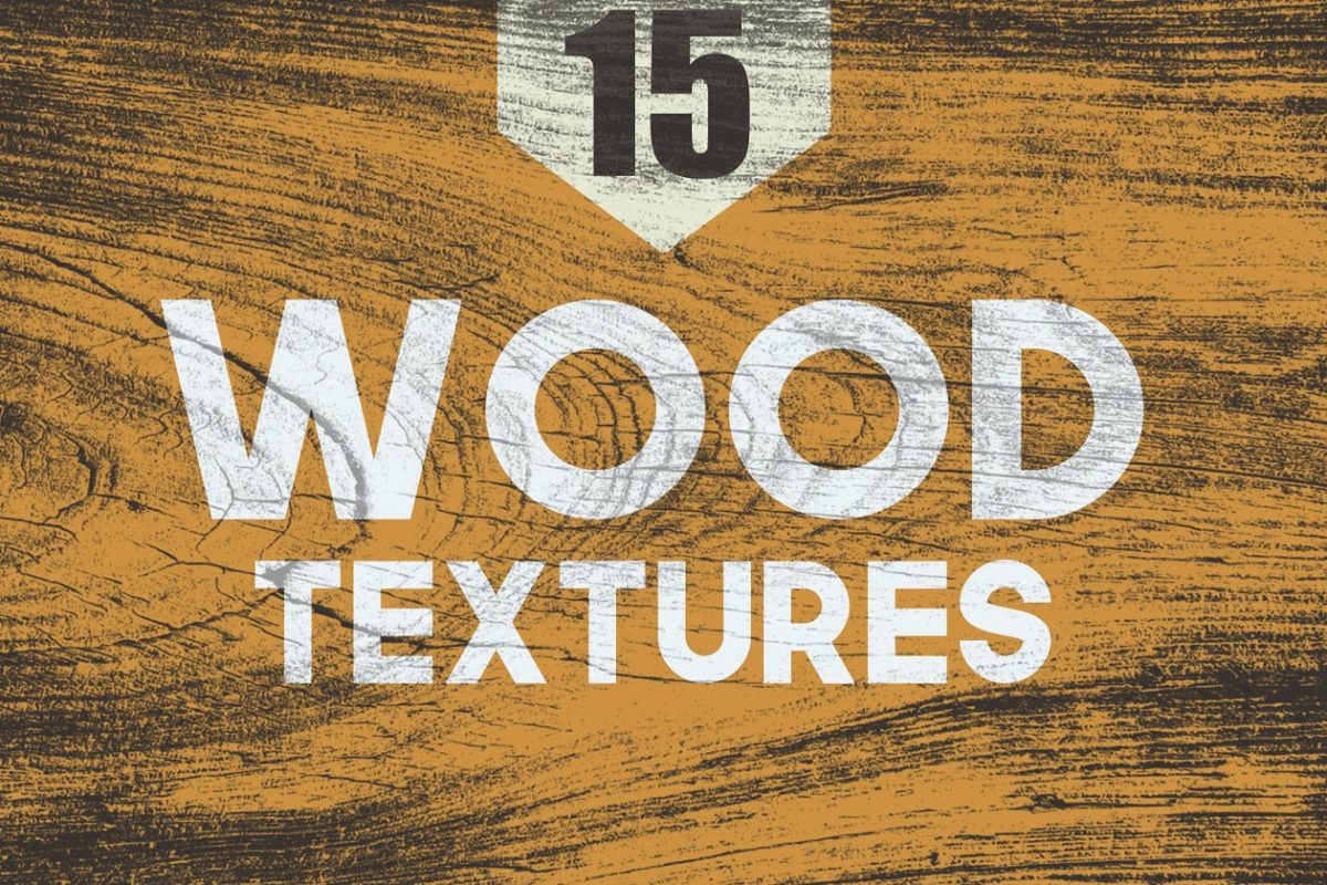 15个木纹效果的背景纹理素材 15 Wood Textures