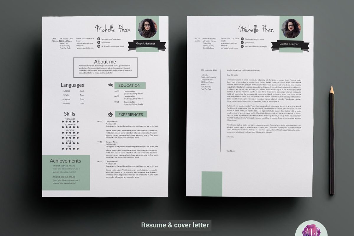 个性特别的简历模板 Resume template