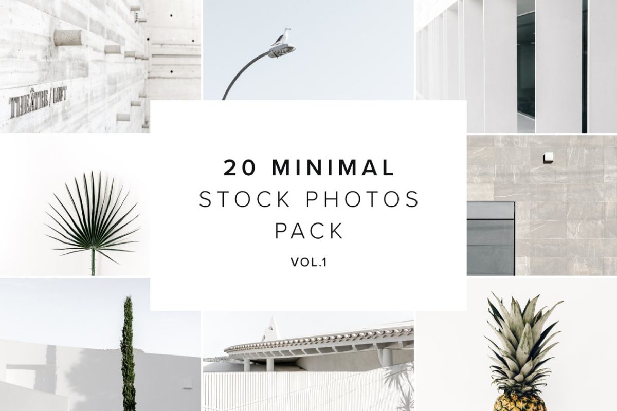 20个极简主义照片素材 20 Stock Photo Minimal Pack vol.1