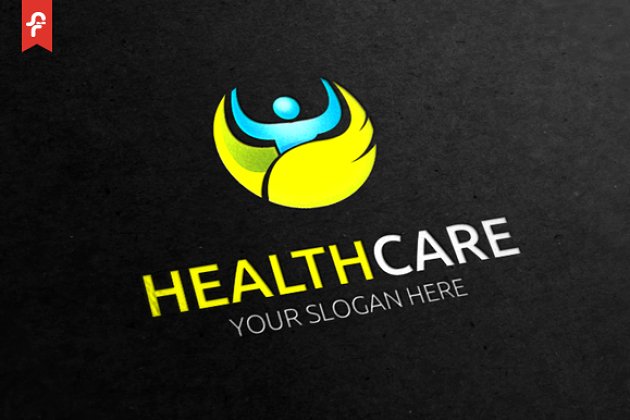 健康护理创意LOGO Health Care Logo