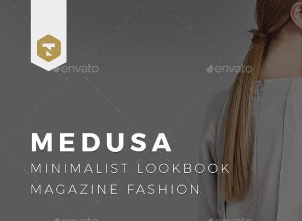 MEDUSA–24页时尚服装杂志模板下载[indd]