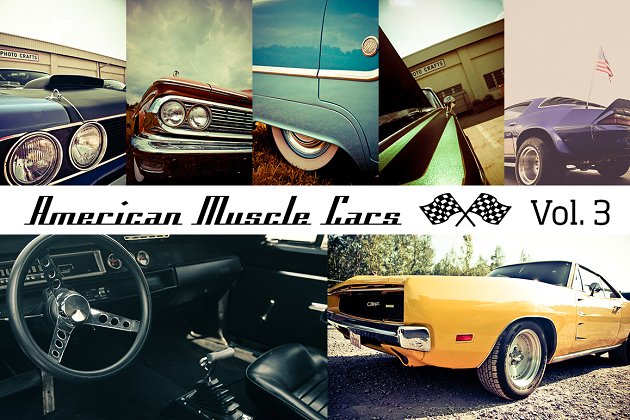 美国怀旧肌肉车第3卷 American Muscle Cars Vol. 3 (12x)