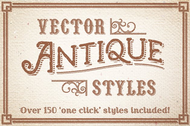 复古矢量样式 Vector Antique Styles