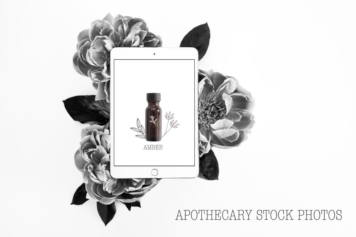 药美容商品必备的图形 Apothecary Stock Photos & Mockups