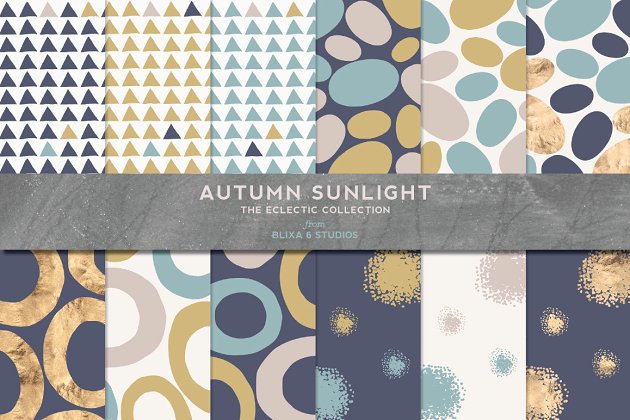 秋季阳光手工制作的图案 Autumn Sunlight Hand Made Patterns