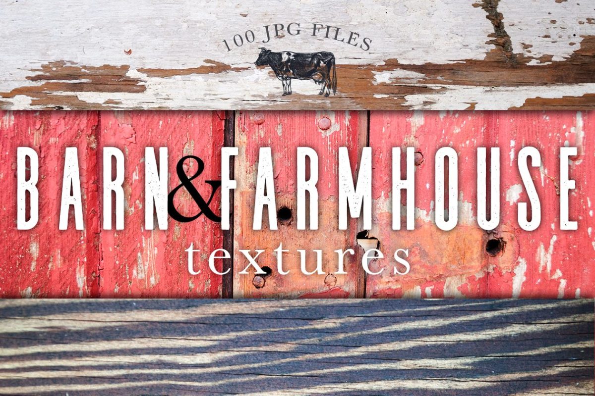 木纹谷仓农舍相关背景纹理素材 Barn & Farmhouse Wood Textures