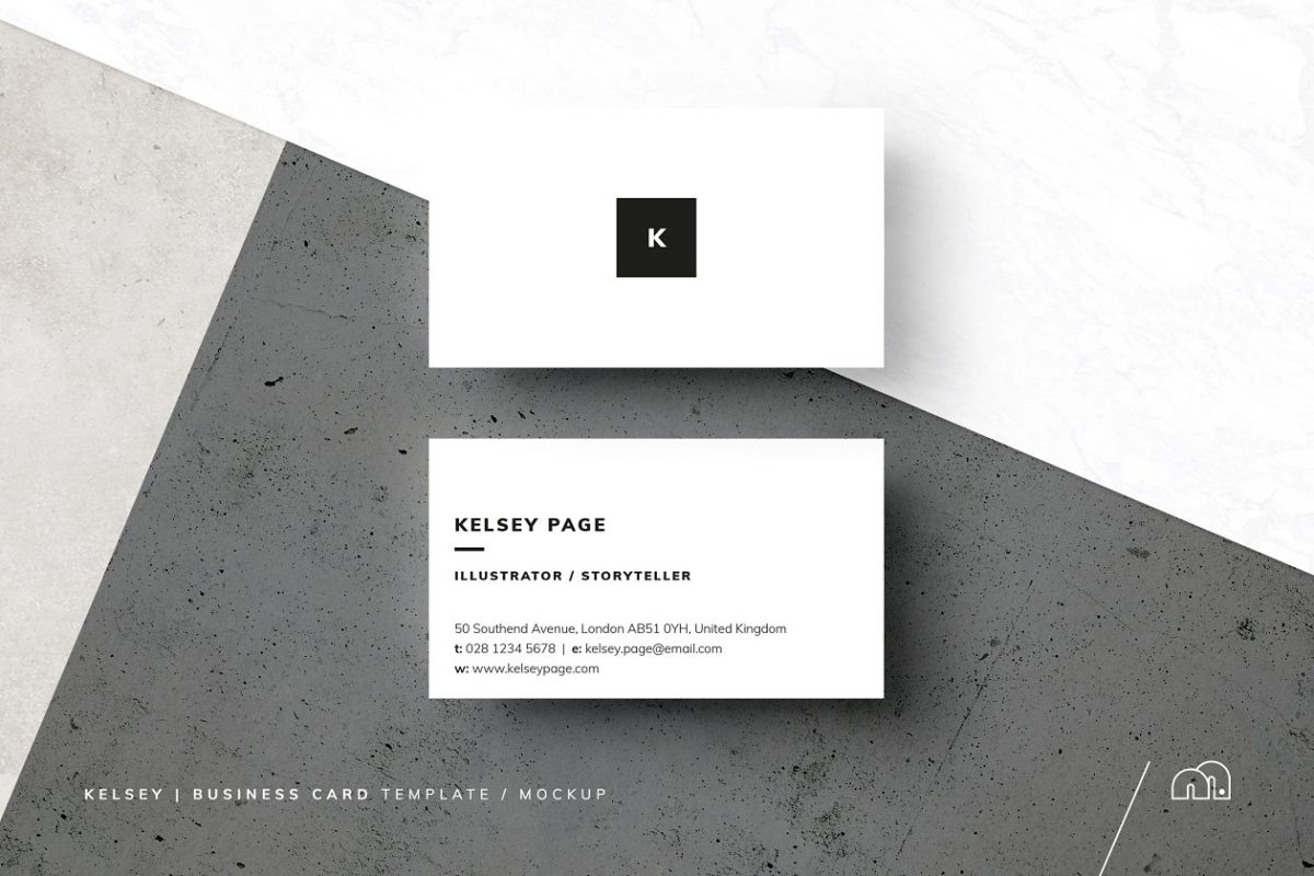 商业名片模板 Kelsey – Business Card Template
