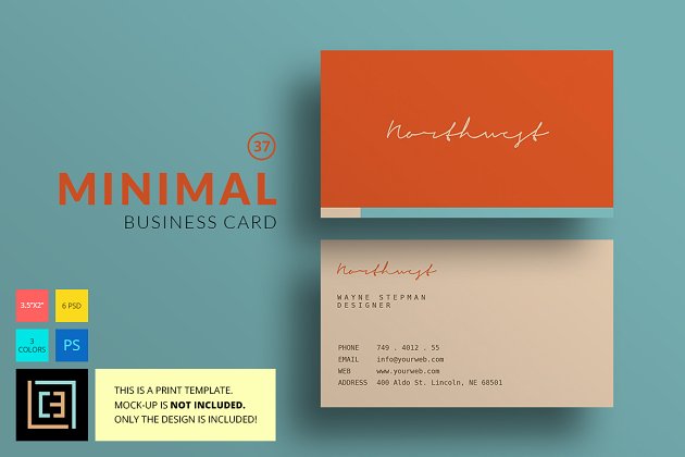 商业名片设计模板 Business Card 37