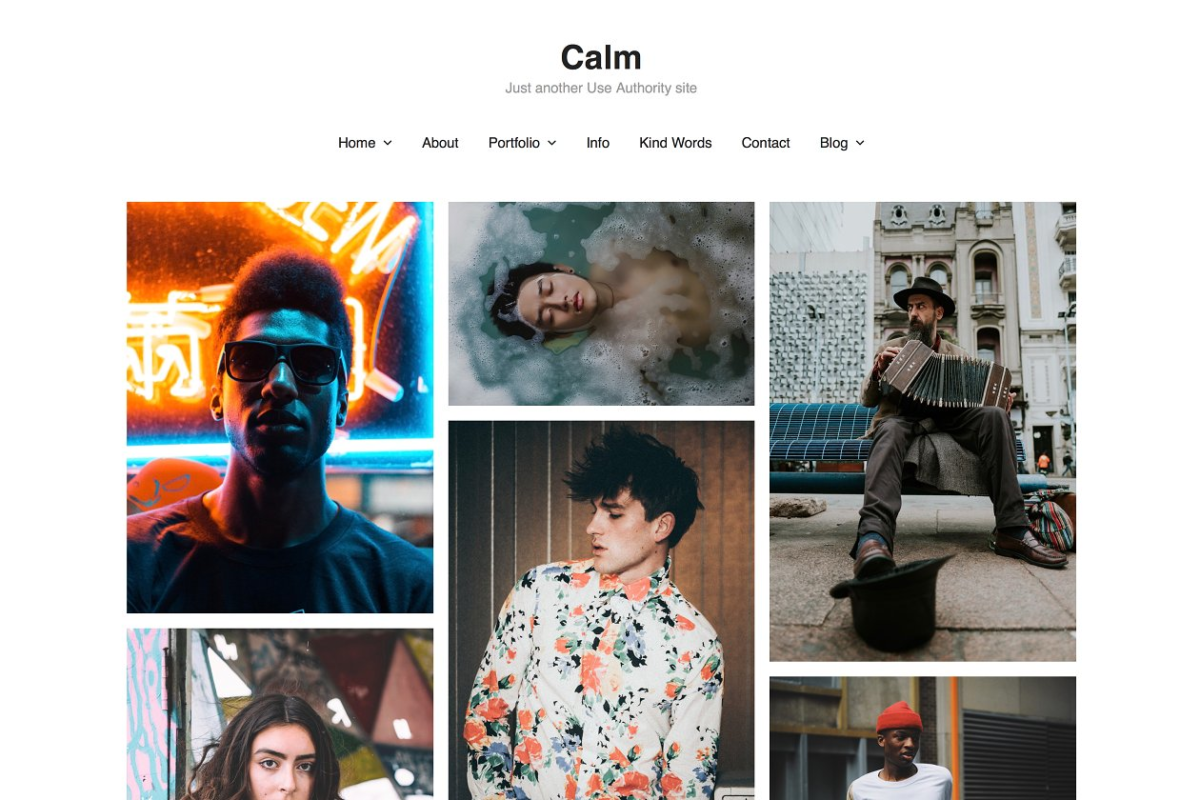 摄影主题WordPress网站模板 Photography Theme – Calm