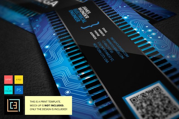 商业科技芯片名片 Chipset – Business Card