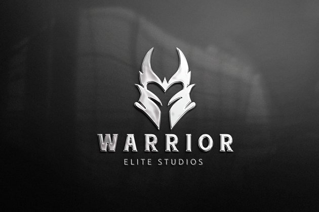 战士精英创意logo模板 Warrior Elite