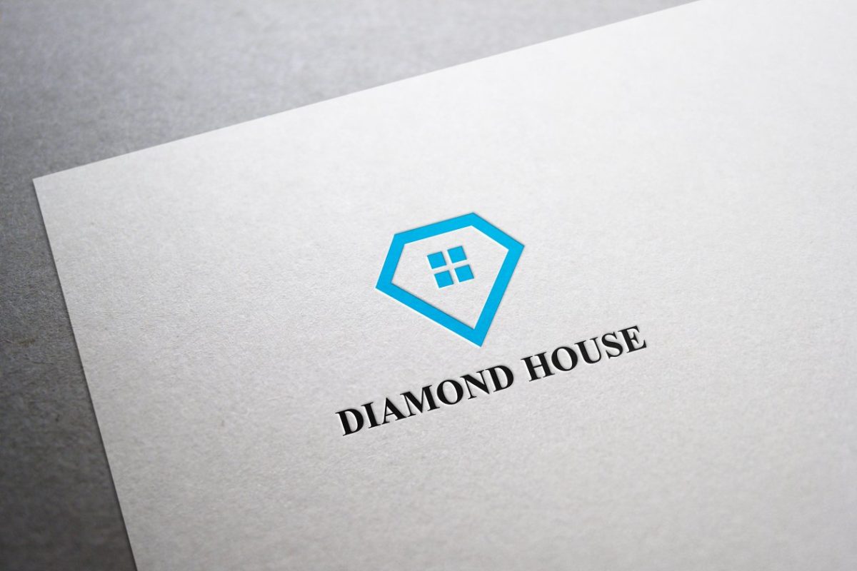 钻石图形LOGO Diamond House Logo