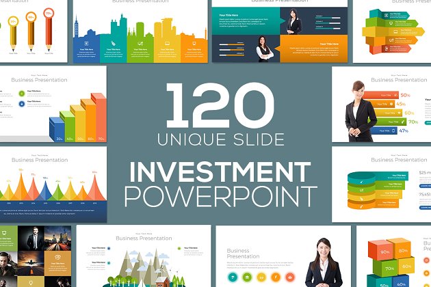 与投资相关的Powerpoint模板 Investment Powerpoint