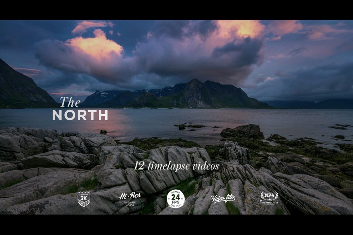 北欧自然景观视频素材 The North – timelapse videos