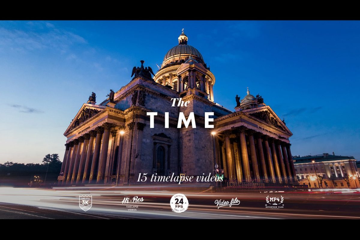 网页寺庙图片视频包 The Time – timelapse videos