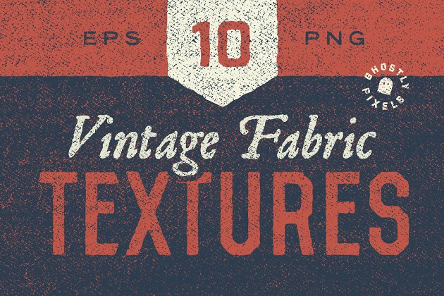10个经典的纤维背景纹理素材 10 Vintage Fabric Textures
