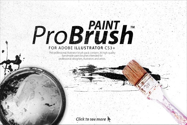 矢量笔刷下载 Paint ProBrush™ + Bonus Textures