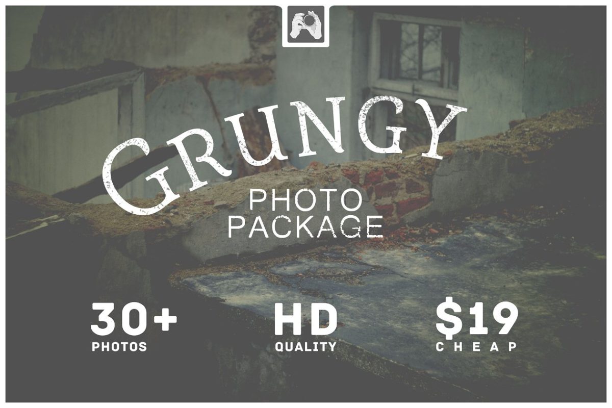 粗糙的照片素材 Grungy Photo Pack