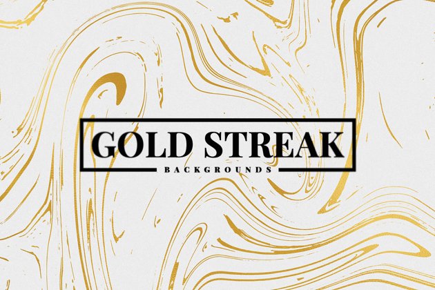 流动的金色背景纹理素材包 Gold Streak Backgrounds