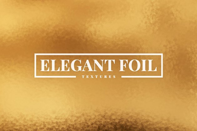 优雅的金箔背景纹理素材 Elegant Foil Textures