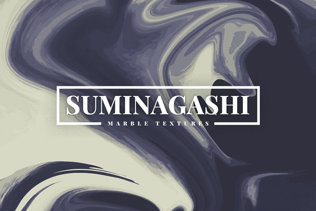 大理石材质背景纹理 Suminagashi Marble Textures